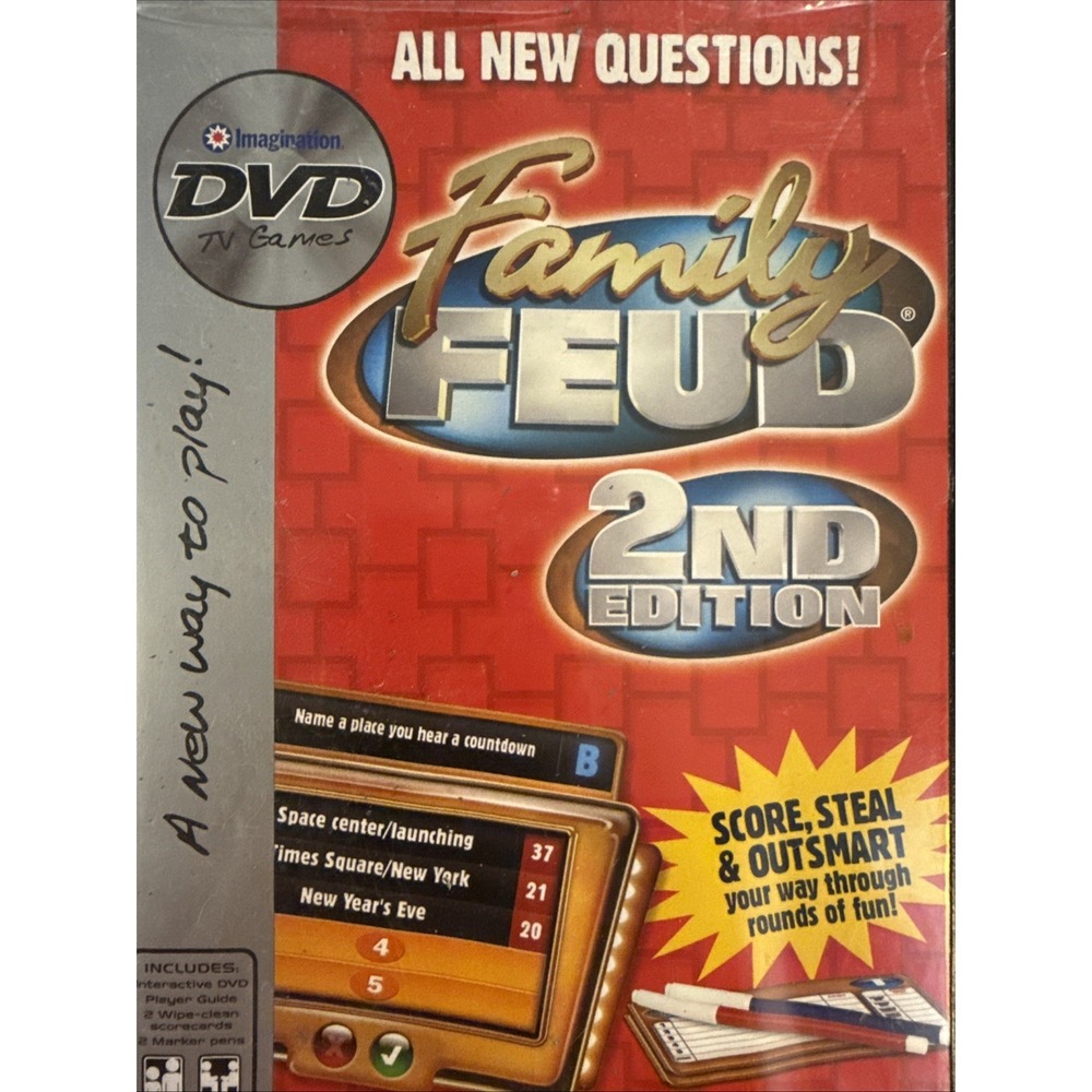 Family Feud 2nd Edition Interactive TV/DVD Game‎